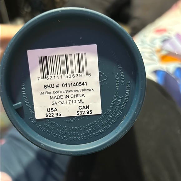 Starbucks Teal Textured Tumbler - Picture 3 of 3